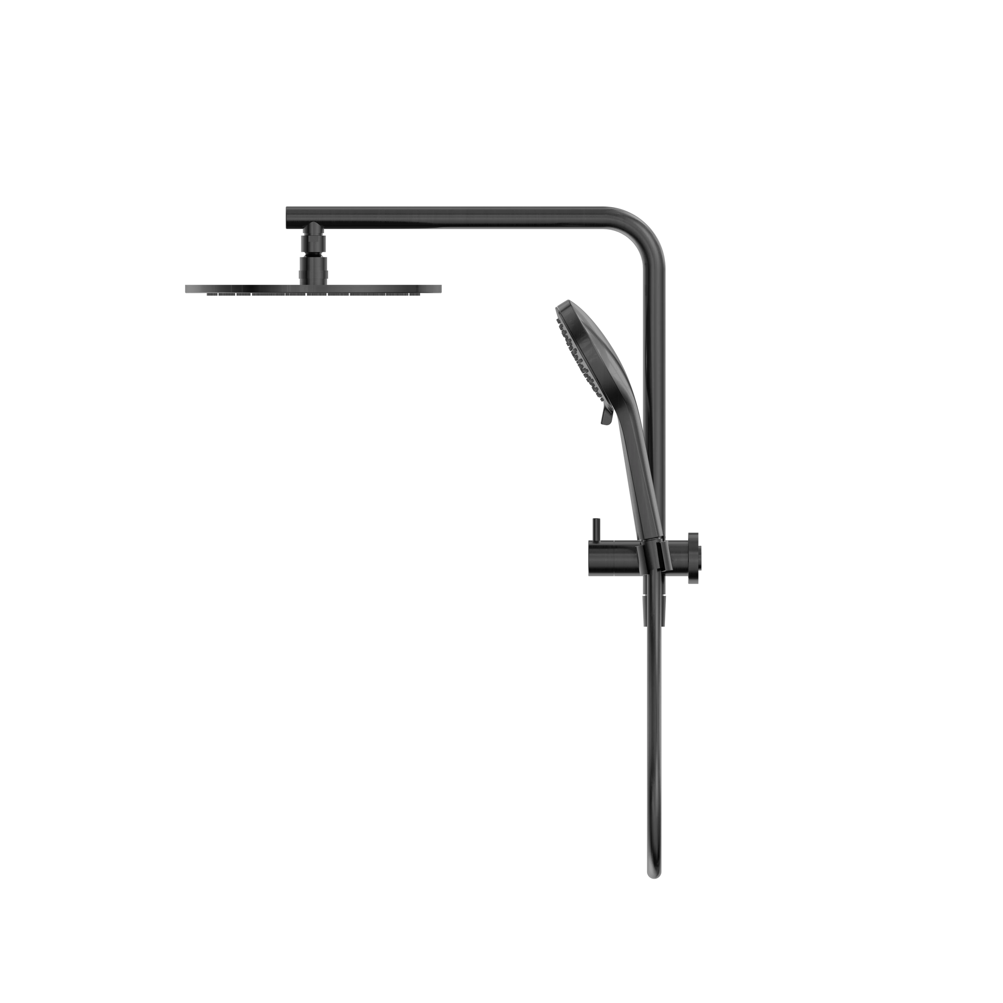 Mecca 2 In 1 Twin Shower Gun Metal