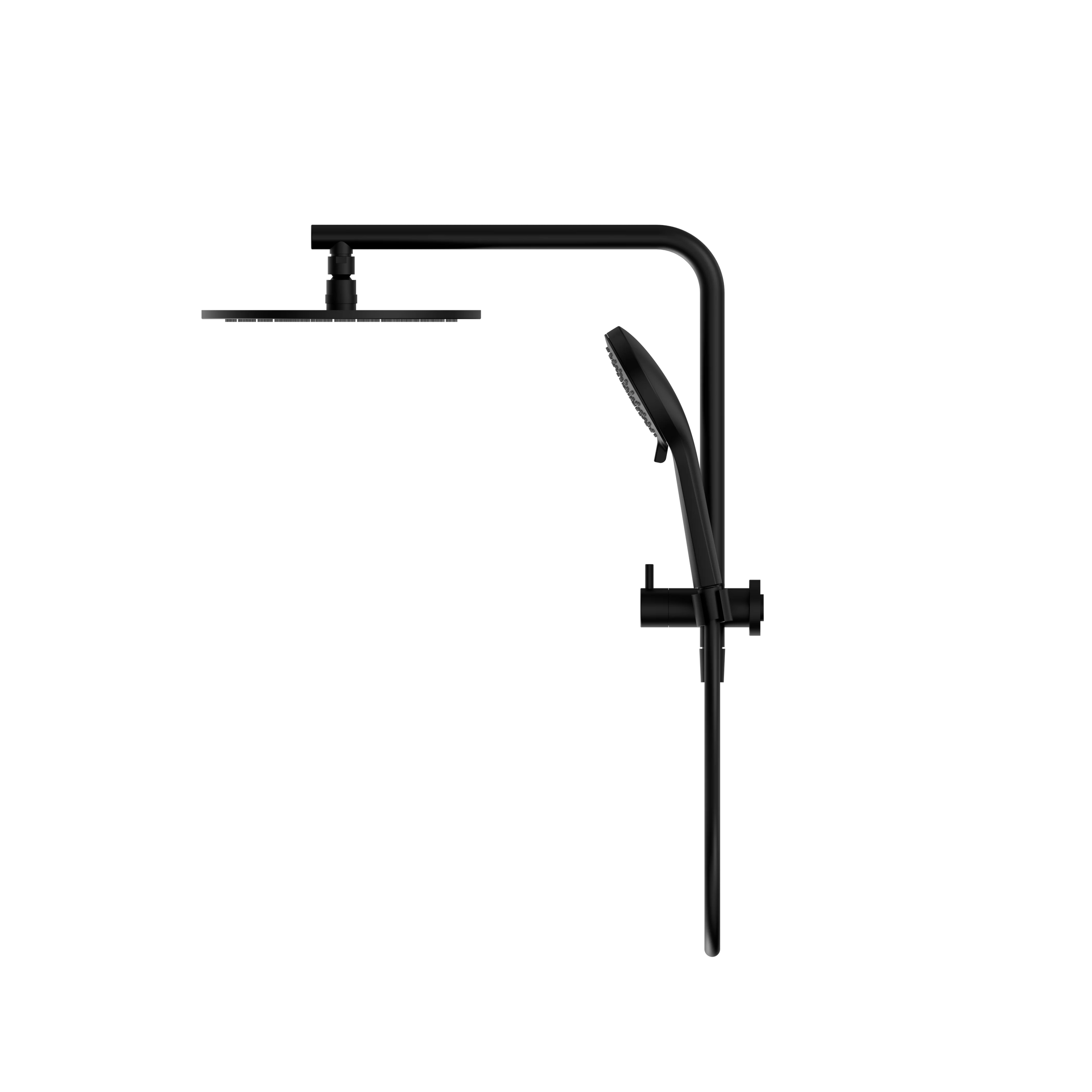 Mecca 2 In 1 Twin Shower Matte Black