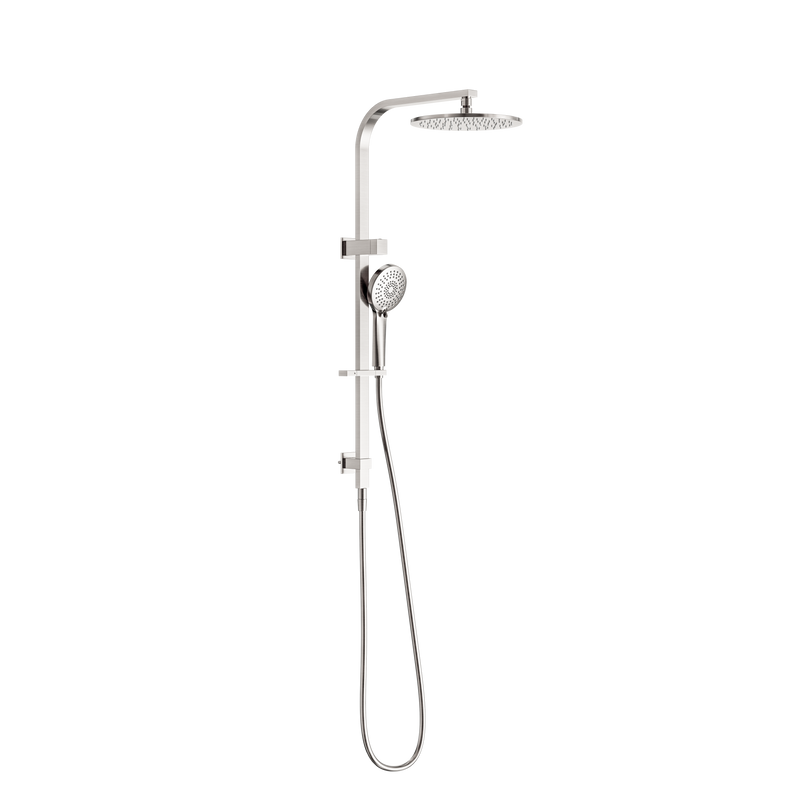 Bianca Twin Shower Brushed Nickel