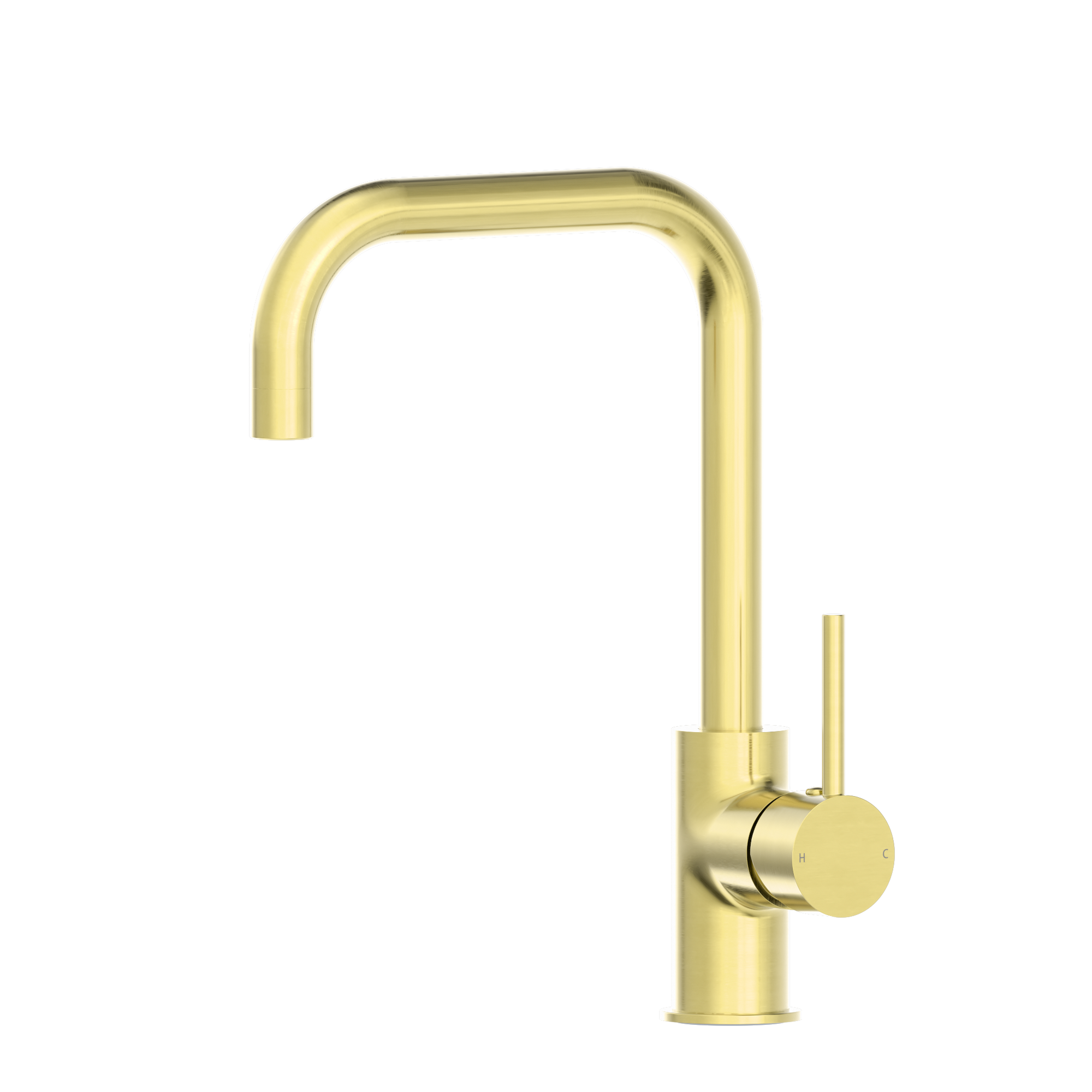 Dolce Kitchen Mixer Square Shape Brushed Gold