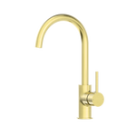 Dolce Kitchen Mixer Gooseneck Brushed Gold