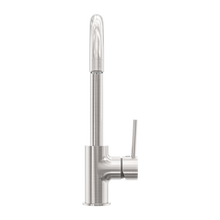 Dolce Kitchen Mixer Gooseneck Brushed Nickel