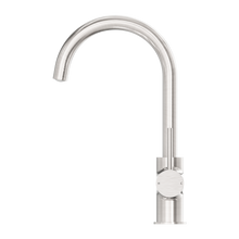 Dolce Kitchen Mixer Gooseneck Brushed Nickel
