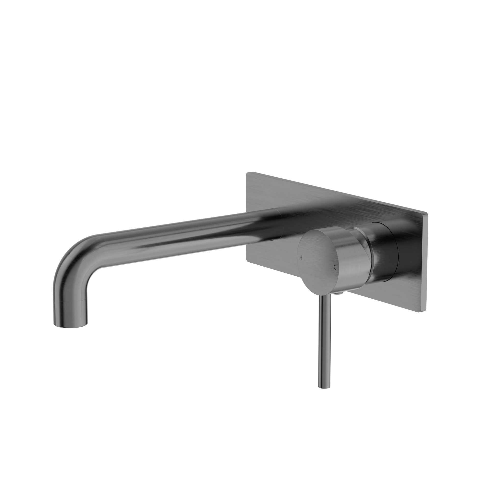 Dolce Wall Basin/Bath Mixer Gun Metal