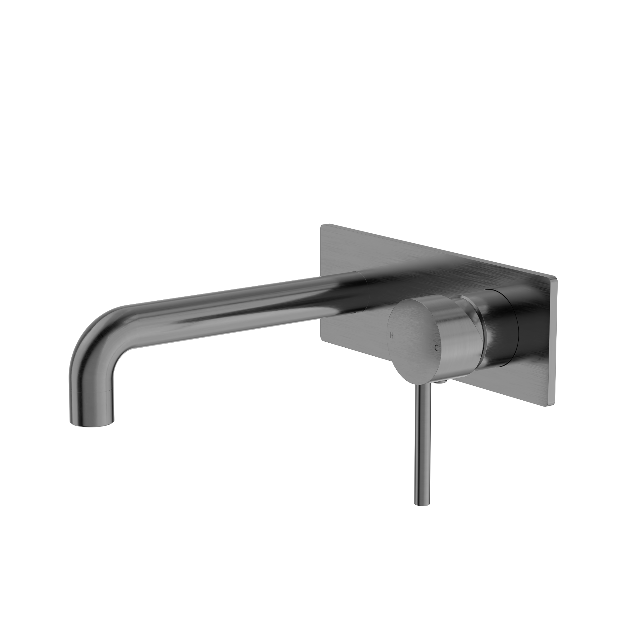 Dolce Wall Basin/Bath Mixer Gun Metal