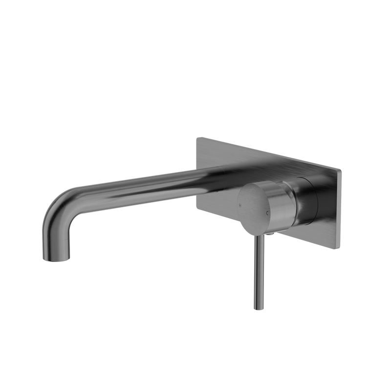 Dolce Wall Basin/Bath Mixer Gun Metal
