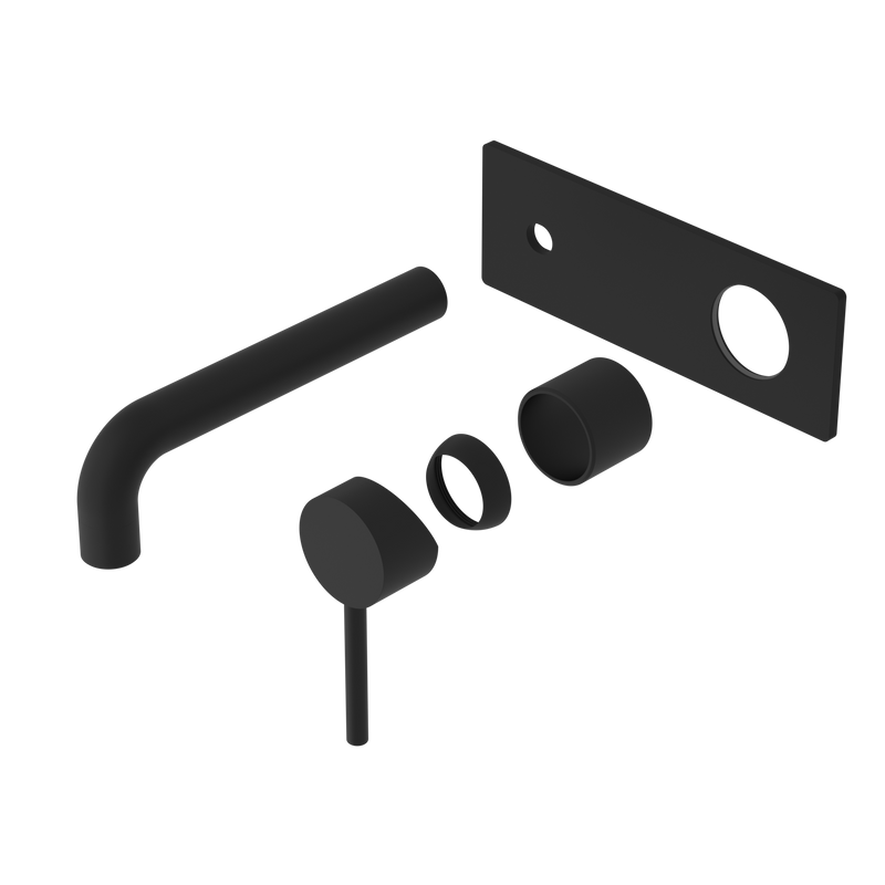 Dolce Wall Basin/Bath Mixer Trim Kits Only Matte Black