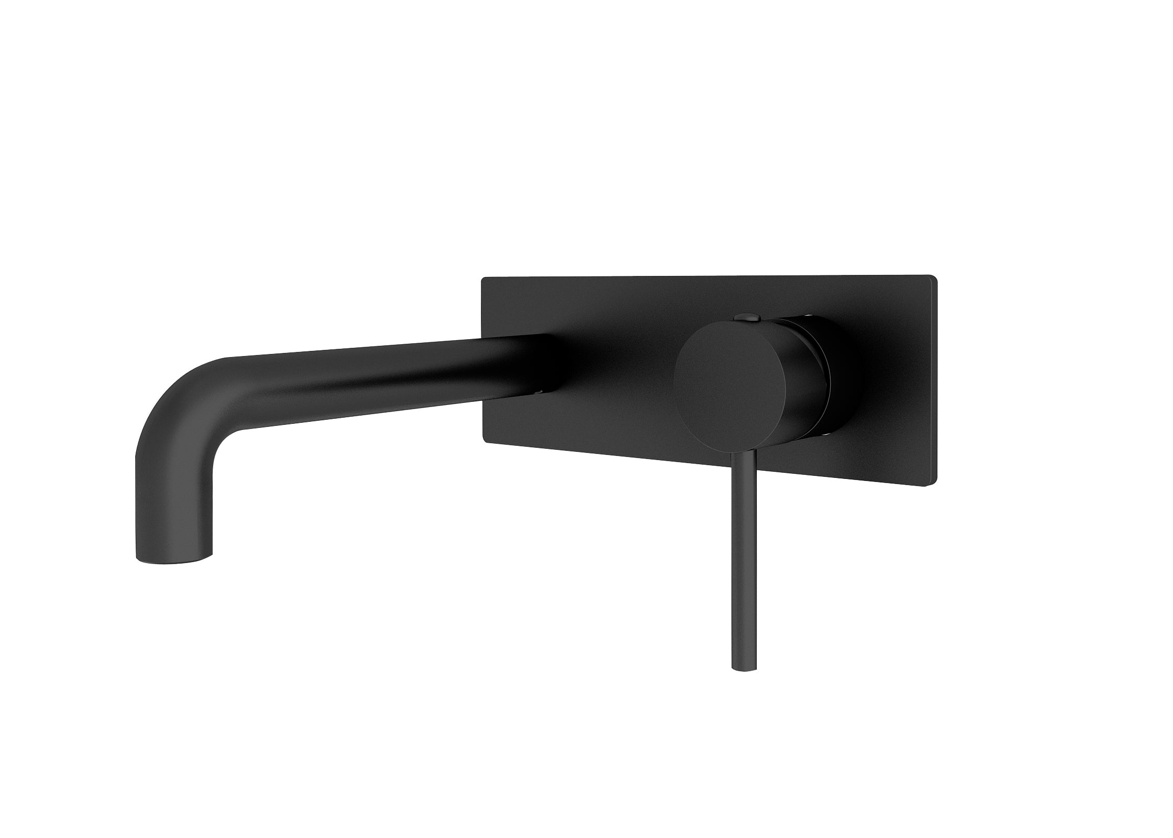Dolce Wall Basin/Bath Mixer Matte Black