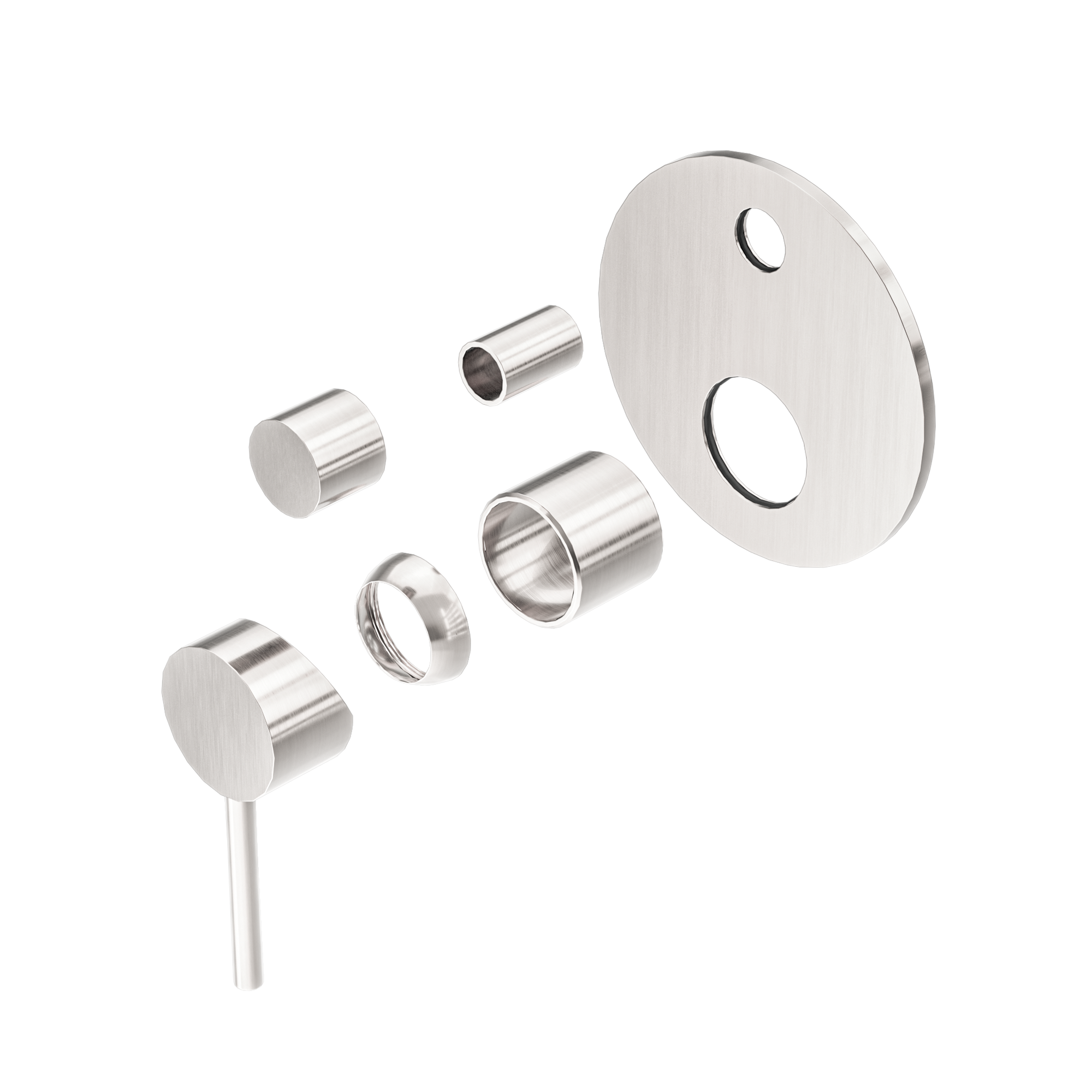 Dolce Shower Mixer With Diverter Trim Kits Only Brushed Nickel