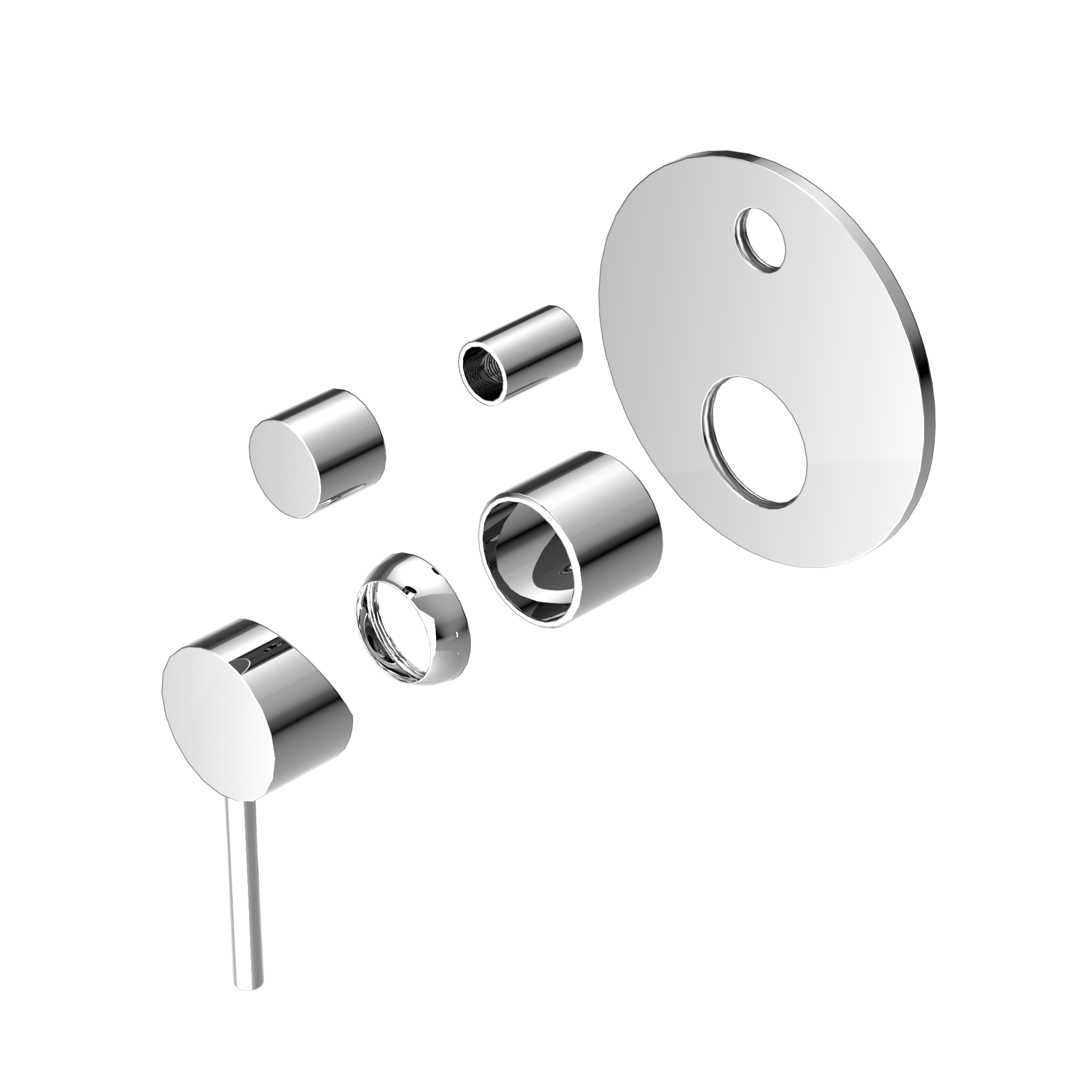 Dolce Shower Mixer With Diverter Trim Kits Only Chrome