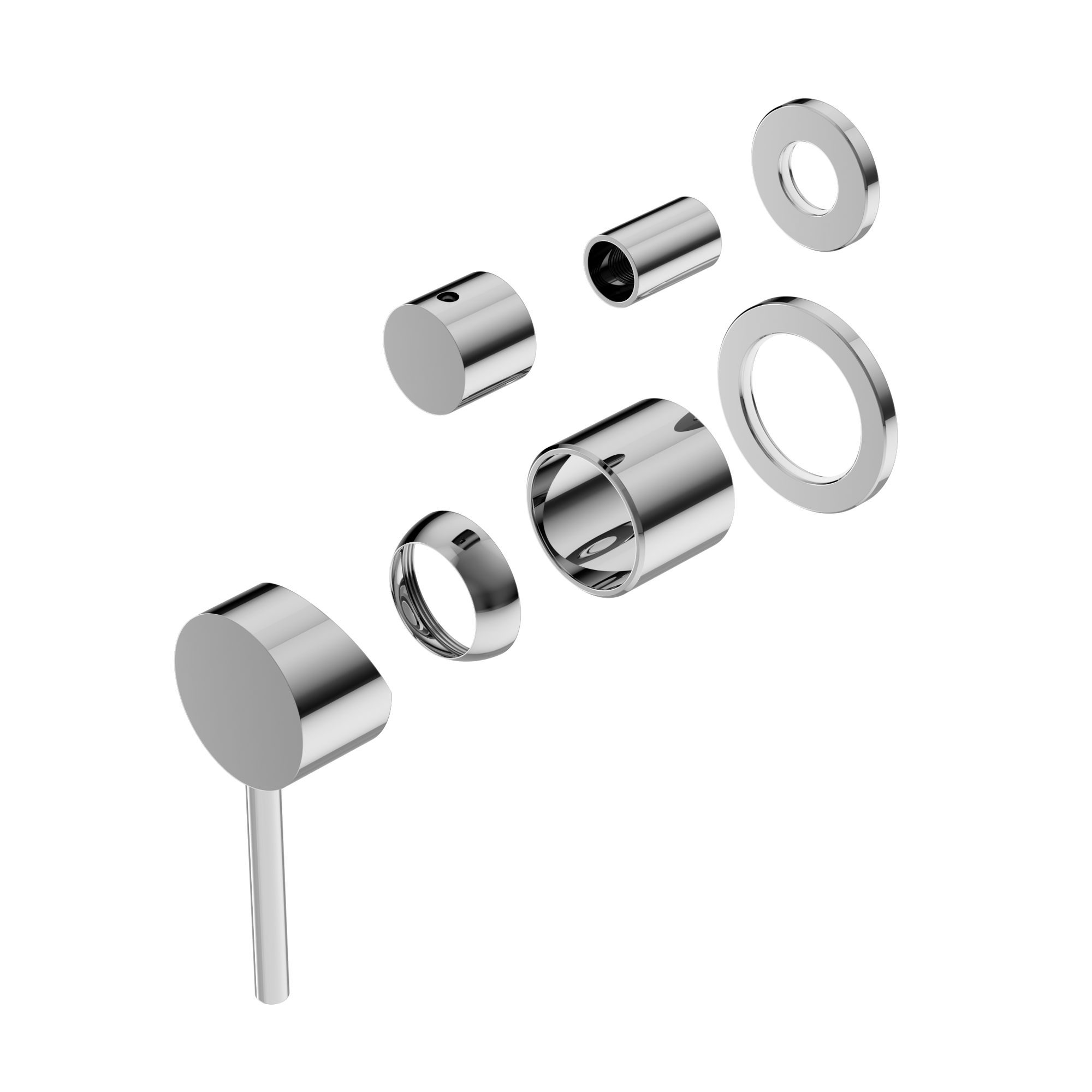 Dolce Shower Mixer With Diverter Separate Back Plate Trim Kits Only Chrome
