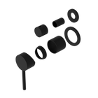 Dolce Shower Mixer With Diverter Separate Back Plate Trim Kits Only Matte Black