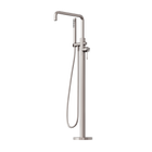 Opal Freestanding Bath Mixer With Hand Shower Brushed Nickel