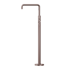 Opal Freestanding Bath Mixer With Hand Shower Brushed Bronze
