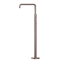 Opal Freestanding Bath Mixer With Hand Shower Brushed Bronze