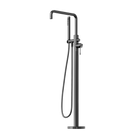 Opal Freestanding Bath Mixer With Hand Shower Graphite