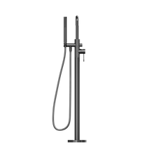 Opal Freestanding Bath Mixer With Hand Shower Graphite