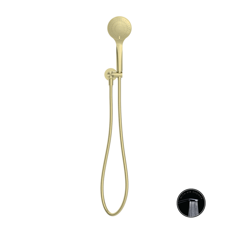Opal Shower On Bracket With Air Shower Brushed Gold