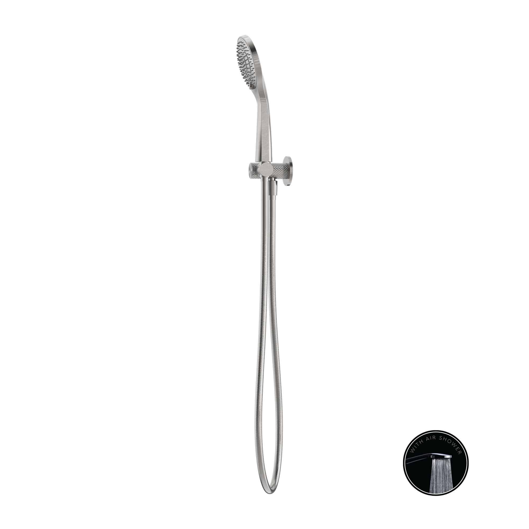 Opal Shower On Bracket With Air Shower Brushed Nickel