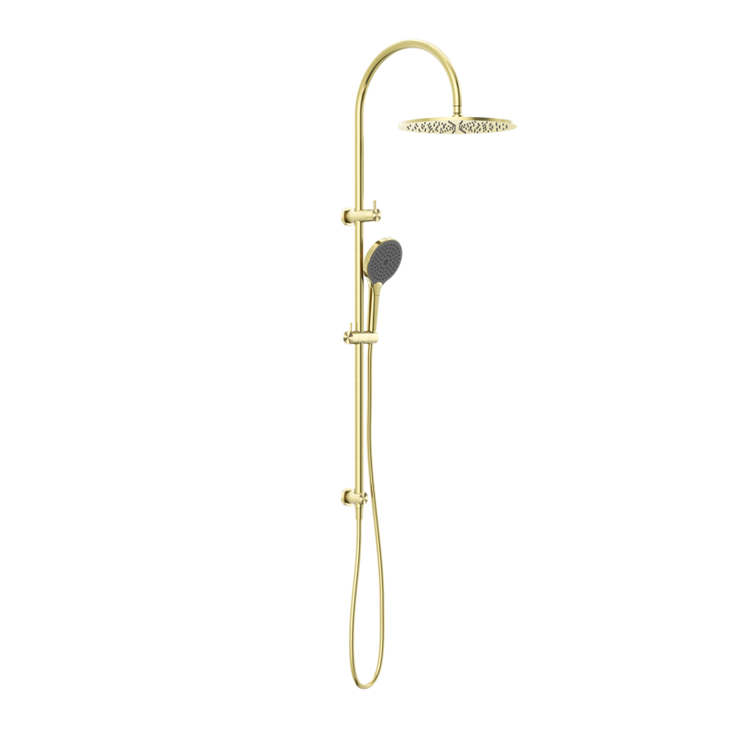 Opal Twin Shower With Air Shower II Brushed Gold