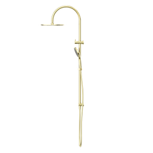 Opal Twin Shower With Air Shower II Brushed Gold