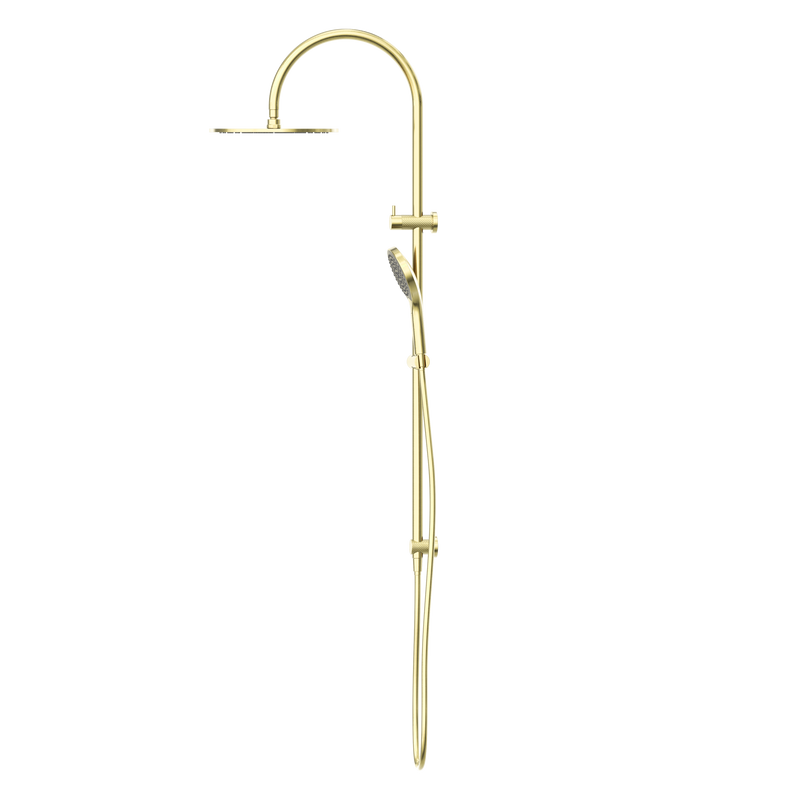 Opal Twin Shower With Air Shower II Brushed Gold