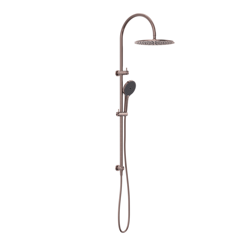 Opal Twin Shower With Air Shower II Brushed Bronze