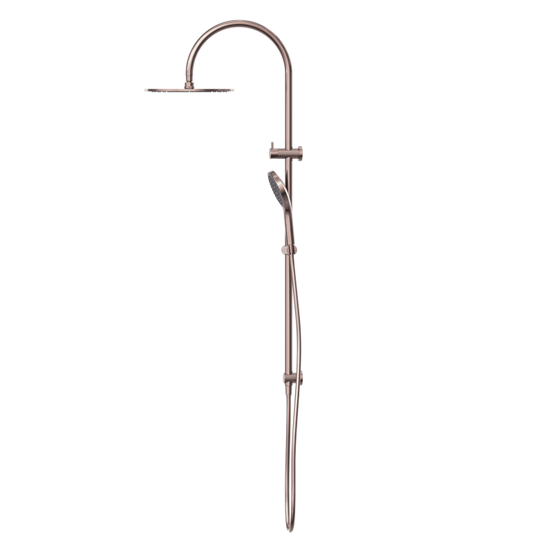 Opal Twin Shower With Air Shower II Brushed Bronze