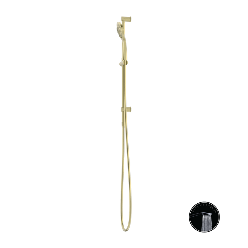 Opal Shower Rail With Air Shower Brushed Gold