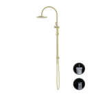 Opal Twin Shower With Air Shower Brushed Gold