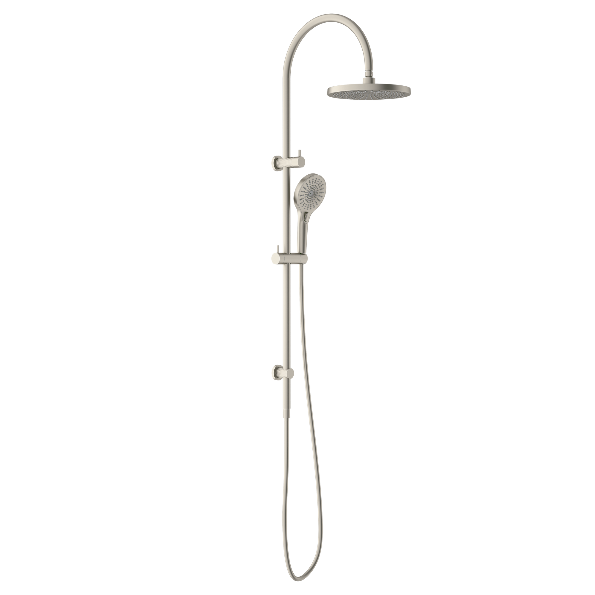 Opal Twin Shower Brushed Nickel