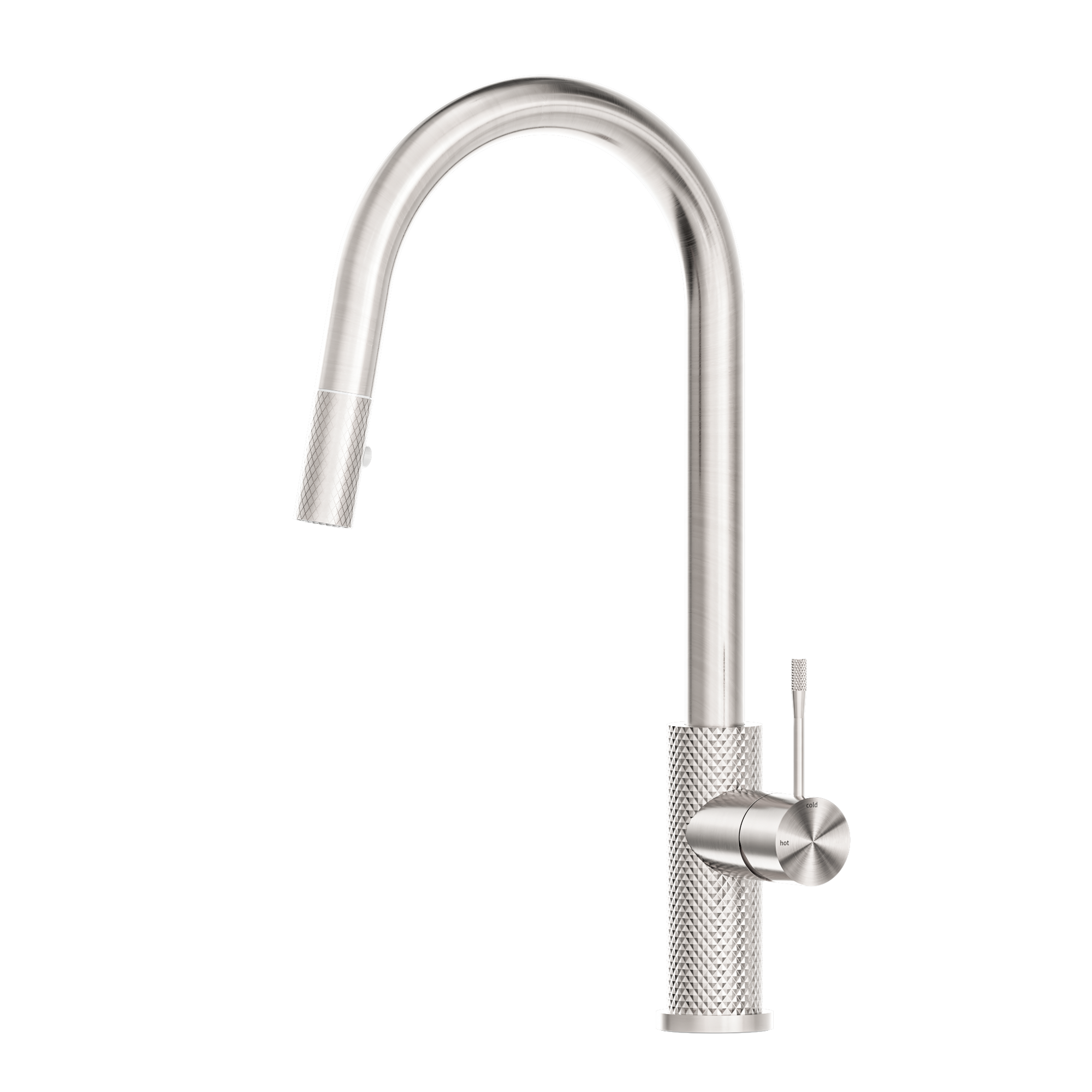 Opal Pull Out Sink Mixer With Vegie Spray Function Brushed Nickel