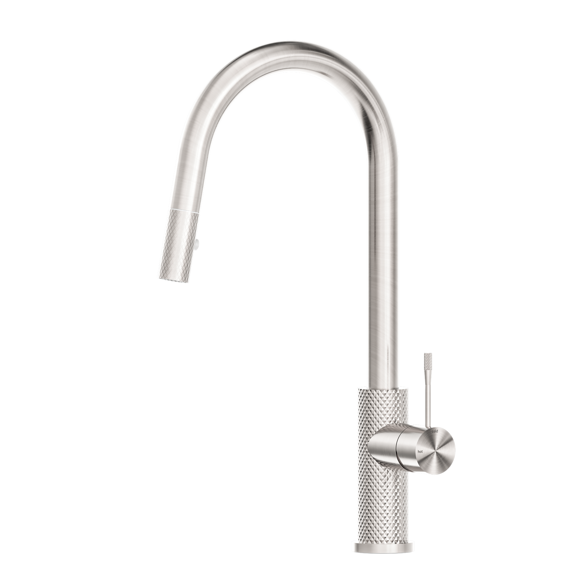 Opal Pull Out Sink Mixer With Vegie Spray Function Brushed Nickel