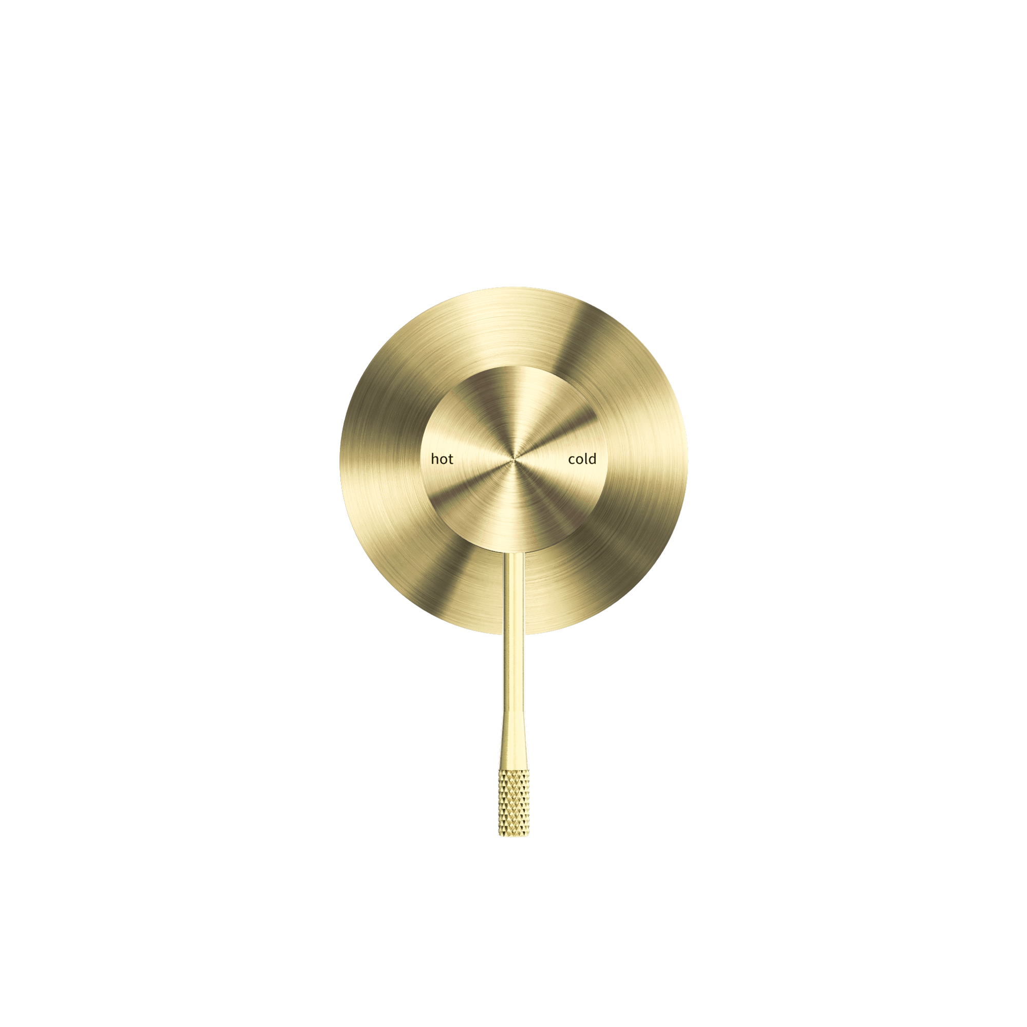 Opal Shower Mixer 80mm Plate Brushed Gold