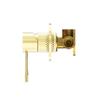 Opal Shower Mixer 80mm Plate Brushed Gold