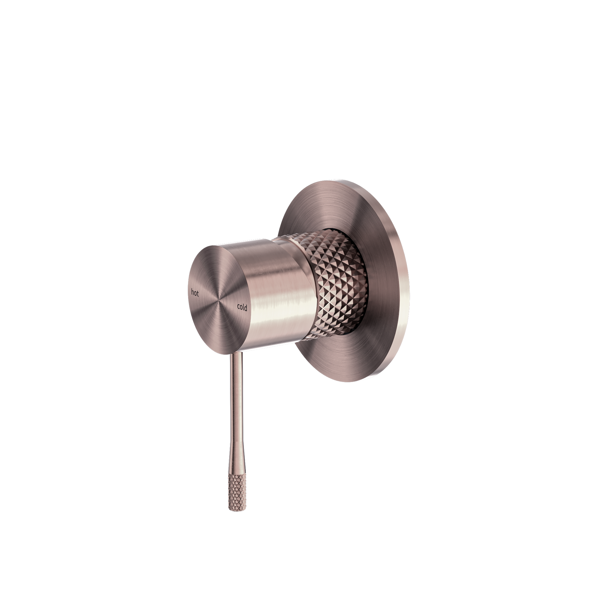 Opal Shower Mixer 80mm Plate Brushed Bronze