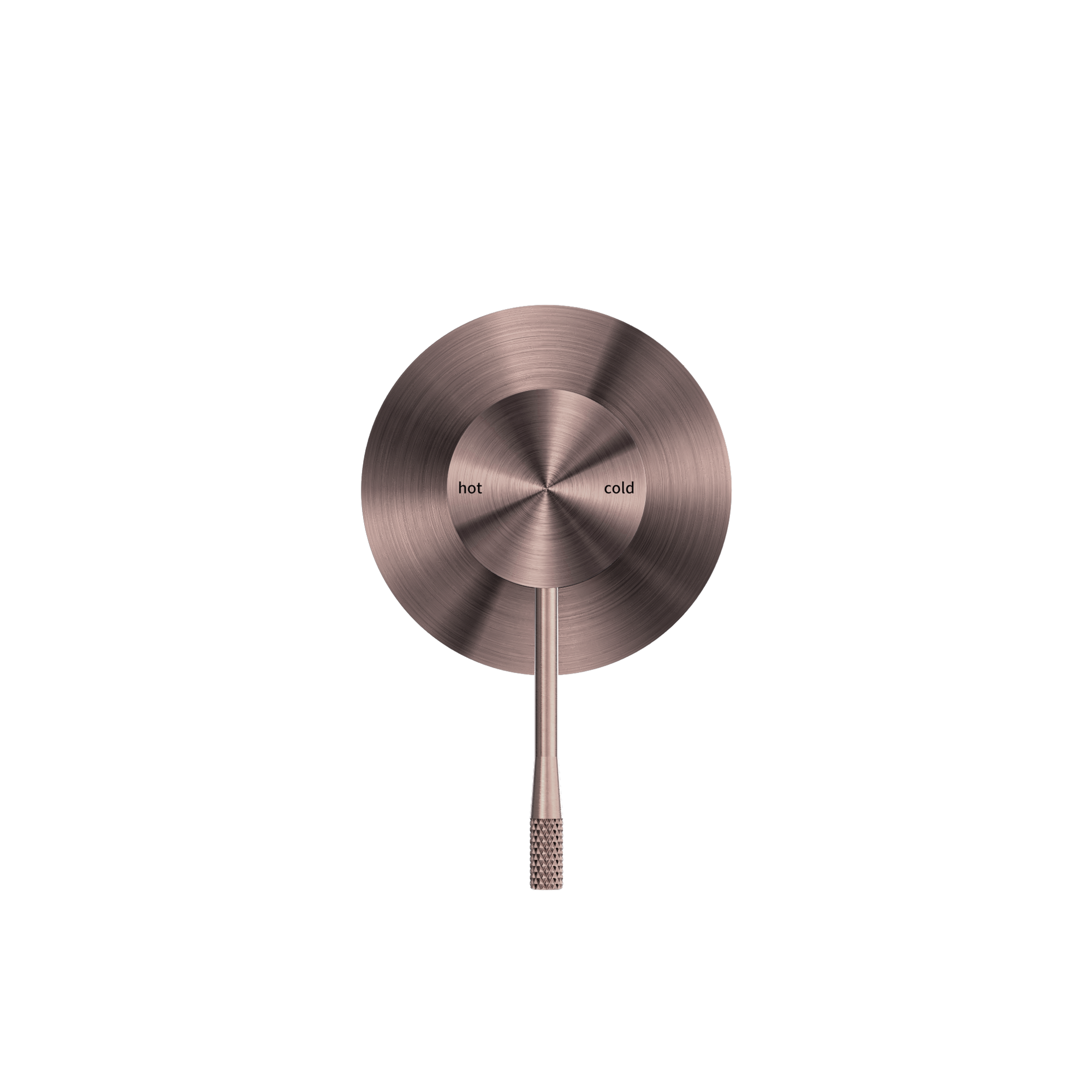 Opal Shower Mixer 80mm Plate Brushed Bronze