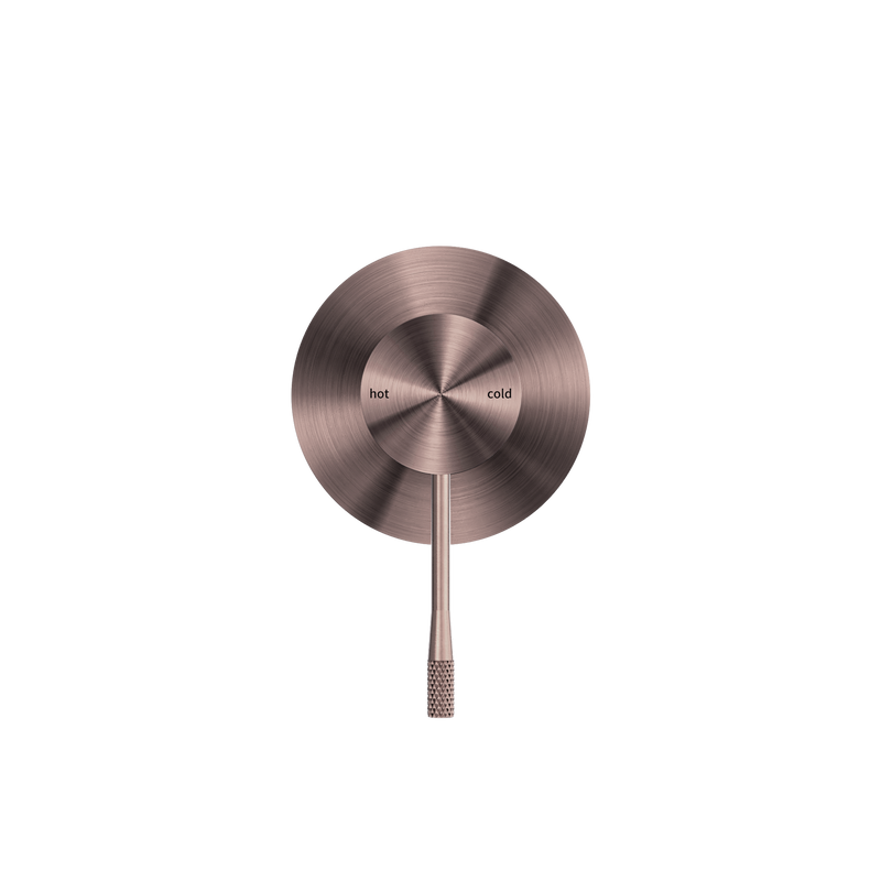 Opal Shower Mixer 80mm Plate Brushed Bronze