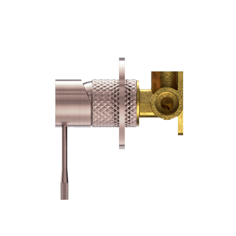 Opal Shower Mixer 80mm Plate Brushed Bronze