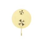 Opal Shower Mixer With Diverter Brushed Gold