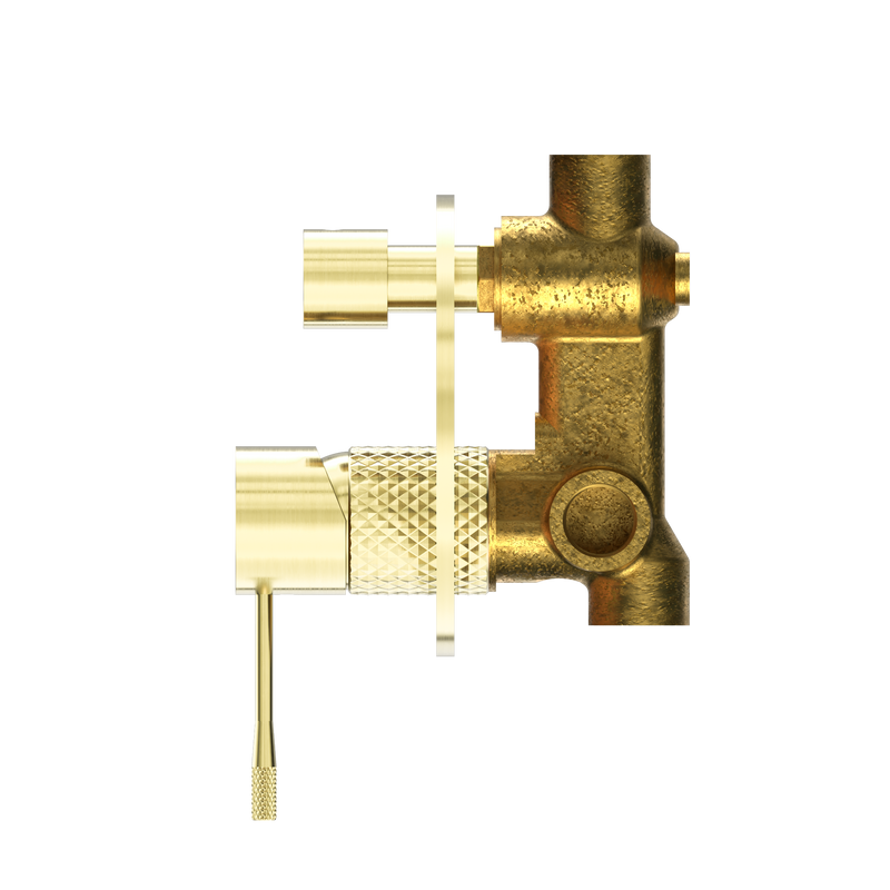 Opal Shower Mixer With Diverter Brushed Gold