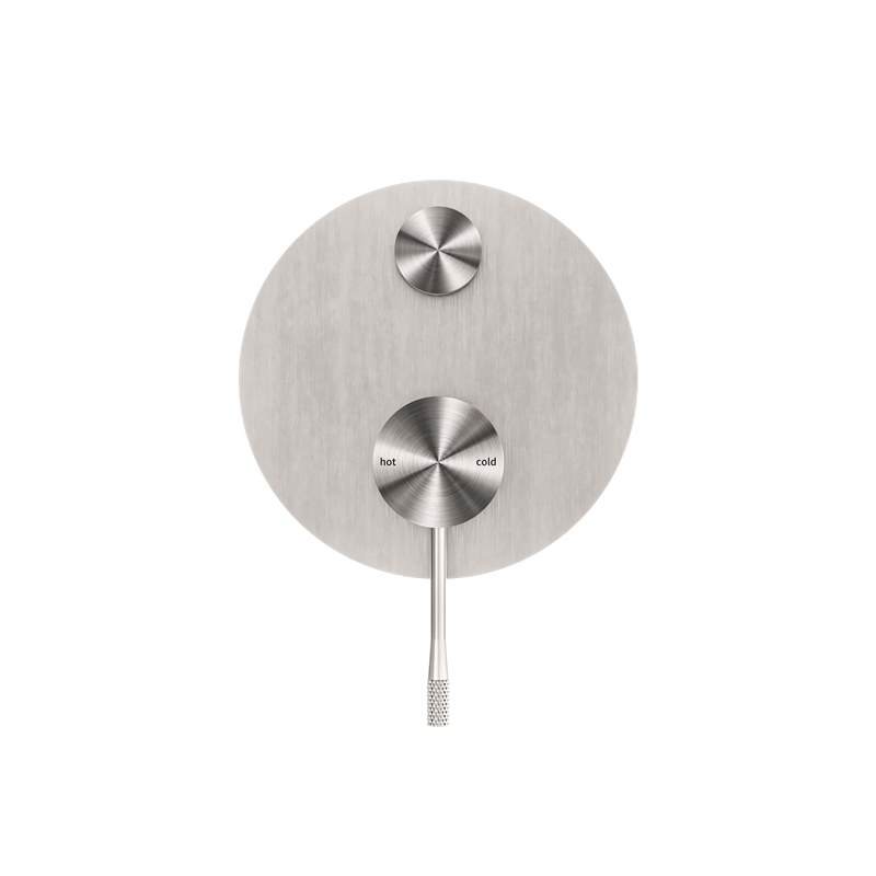 Opal Shower Mixer With Diverter Brushed Nickel