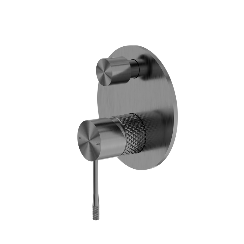 Opal Shower Mixer With Diverter Graphite