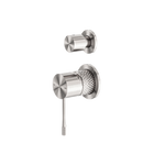 Opal Shower Mixer With Diverter Separate Plate Brushed Nickel
