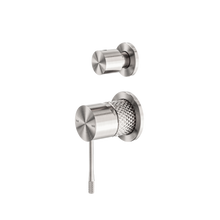 Opal Shower Mixer With Diverter Separate Plate Brushed Nickel