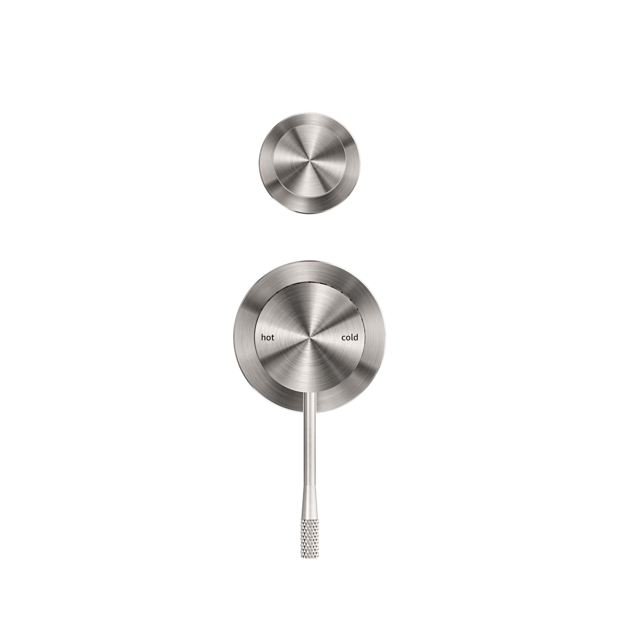 Opal Shower Mixer With Diverter Separate Plate Brushed Nickel