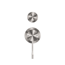 Opal Shower Mixer With Diverter Separate Plate Brushed Nickel