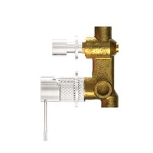 Opal Shower Mixer With Diverter Separate Plate Brushed Nickel