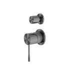 Opal Shower Mixer With Diverter Separate Plate Graphite