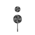 Opal Shower Mixer With Diverter Separate Plate Graphite